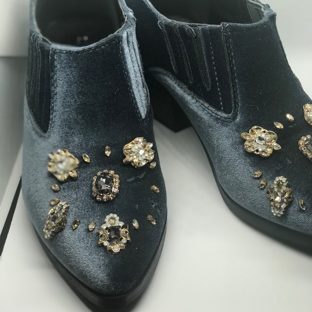 LolaShoetique Jeweled ankle booties